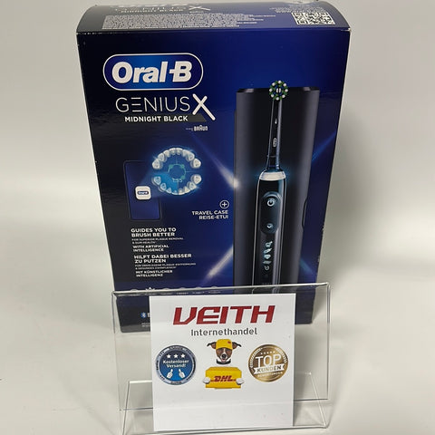 Oral-B Genius X Elektrische Zahnbürste/Electric Toothbrush, 6 Putzmodi schwarz NEU & OVP  ✔️