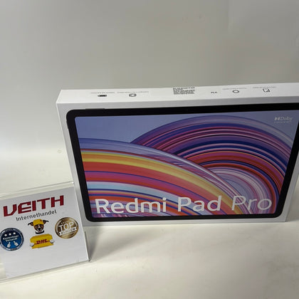 ✔️ Xiaomi REDMI Pad Pro 6+ 128 Tablet, 12,1 Zoll Display, 10000 mAh Akku, 8MP Rückkamera, bis zu 33,9 Tage Akkulaufzeit, Grau NEU&OVP✔️ / Differenzbesteuert nach §25a