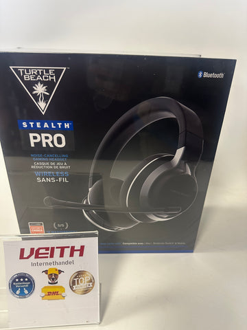 Turtle Beach Stealth Pro Multiplattform Kabelloses Bluetooth Gaming Headset mit Geräuschunterdrückung für PS5, PS4, PC, Mobilgeräte