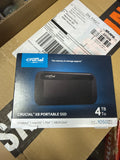 ✔️ Crucial X8 4TB Portable SSD - Up to 1050MB/