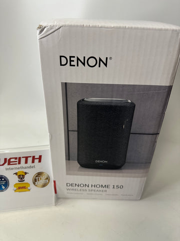 ✔️ Denon Home 150 Multiroom-Lautsprecher, HiFi Lautsprecher mit HEOS Built-in, Alexa integriert, WLAN, Bluetooth, USB, AirPlay 2, Hi-Res Audio, schwarz