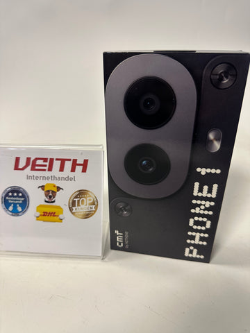 CMF Phone 1 8+128GB - Handy ohne vertrag mit 50 MP Sony-Kamera auf der Rückseite mit Ultra XDR, 6,67 Zoll Super-AMOLED-Display und Nothing OS 2.6 - Schwarz