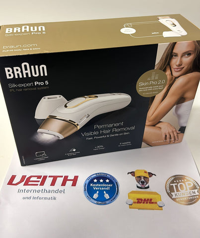 ✔️ Braun IPL Silk Expert Pro 5  PL5140  Haarentfernungsgerät Damen/Herren NEU&OVP (§25a)