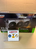 ✔️ INNO3D GeForce RTX 5090 X3 OC, 32GB GDDR7, 512-bit, 21760 CUDA Cores, 2017 MHz, DisplayPort 2.1b, HDMI 2.1b