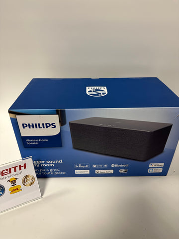 Philips W6505/10 WLAN Lautsprecher kabellos (80 W, Kompatibel mit DTS Play-Fi, Verbindung mit Sprachassistenten, Integrierte LED, Ambilight, Stereoklang)  NEU & OVP  ✔️
