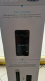 Princess 350000 oszillierender Turmventilator, kompatibel mit Alexa und Smart Home Pro, 103 cm Höhe, Ventilator mit 50W, sehr leise mit nur 54dB, Grau/Schwarz