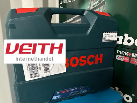 Bosch Professional 18V System Akku-Bohrschrauber GSR 18-2-LI (Drehmoment, max. (max. Drehmoment (hart/weich): 63/24 Nm, inkl. 2x2,0 Ah Akku, Ladegerät GAL 18 V-20, L-Case)