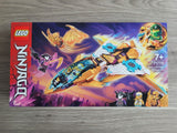 ✔️ LEGO 71770 Ninjago Zanes Golddrachen Jet Set mit Spielzeug Flugzeug und Cole und Zane Minifiguren, tolles Geschenk zum Geburtstag für Kinder ab 7 Jahre, Mehrfarbig