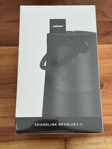 Bose SoundLink Revolve+ (Serie II) Bluetooth Speaker – Tragbarer, wasserabweisender kabelloser Lautsprecher mit Langer Akkulaufzeit, Schwarz