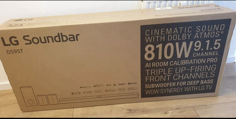 LG DS95TR 9.1.6 Soundbar, kabellos, 9.1.6-Kanal, schwarz