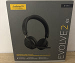 ✔️ Jabra Evolve2 65 Wireless PC Headset – Noise Cancelling UC Certified Stereo Headphones with Long-Lasting Battery – USB-C Bluetooth Adapter – Black