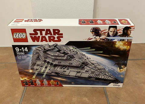 ✔️ LEGO 75190 Star Wars First Order Star Destroyer, 9 Jahre to 14 Jahre