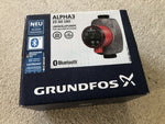 Grundfos Alpha3 HE-Umwälzpumpe 25-60 180 mm mit Bluetooth und Autoadapt Funktion 99371929