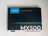 ✔️ Crucial MX500 500GB 3D NAND SATA 2,5 Zoll Interne SSD, Bis zu 560 MB/s - CT500MX500SSD1