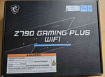 MSI Z790 GAMING PLUS WIFI Mainboard, ATX - Unterstützt Intel Core Prozessoren der 12., 13. und 14. Gen, LGA 1700 - DDR5 Memory Boost 7200+MHz/OC, 1 x PCIe 5.0 x16, 4 x M.2 Gen4, 2.5G LAN, Wi-Fi 6E