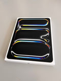 Apple 13" iPad Pro (M4): Ultra Retina XDR Display, 256 GB, 12 MP Querformat Frontkamera/12 MP Rückkamera, LiDAR Scanner, WLAN 6E und 5G Mobilfunk mit eSIM, Face ID, Standardglas – Silber