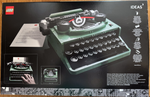 ✔️ LEGO Ideas Schreibmaschine, Basteln für Erwachsene, Retro-Modell zum Sammeln und Dekorieren, kreative Hobbys, einzigartige Geschenkidee 21327
