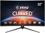 MSI Optix AG321CQR - 31.5 Inch WQHD Curved Gaming Monitor - original -Vitrinenaussteller unbenutzt-