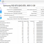 ✔️ Samsung 870 QVO 8TB SATA 2,5 Zoll Internes Solid State Drive (SSD) (MZ-77Q8T0BW) NEU&OVP / Differenzbesteuert nach §25a