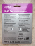 ✔️ Crucial Pro DDR5 RAM 32GB Kit (2x16GB) 6000MHz CL36, Overclocking Gaming, Intel XMP 3.0 / AMD Expo, PC Computer Arbeitsspeicher, Weiß - CP2K16G60C36U5W