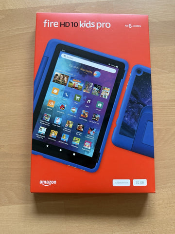 ✔️ Fire HD 10 Kids Pro-Tablet (Neueste Generation), für Kinder ab dem Grundschulalter | 10-Zoll-Display, lange Akkulaufzeit, Kindersicherung und dünne Hülle | Version 2023, 32 GB, Sternennebel-Design