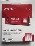 ✔️ WD Red SN700 1TB NVMe SSD for NAS devices, with robust system responsiveness and exceptional I/O performance