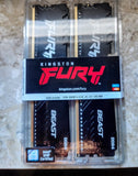 ✔️ Kingston FURY Beast 64GB (2x32GB) 3600MHz DDR4 CL18 Desktop Speicher Kit mit 2 KF436C18BBK2/64