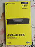 ✔️ Corsair Vengeance DDR5 RAM 48GB (2x24GB) 6000MHz CL36 Intel XMP iCUE Kompatibel Computer Speicher - Schwarz (CMK48GX5M2E6000C36)