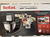 ✔️ Tefal I-Coach Touch +, Küchenmaschine mit integrierter Waage, Step-by-Step Rezepte, 25 Automatikprogramme, 5,5-Liter-Schüssel, WiFi-Verbindung, 4,3'' Touchscreen, 1200 Watt, Schwarz, QB960DF0