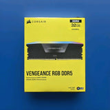 ✔️ CORSAIR Vengeance RGB DDR5 RAM 32GB (2x16GB) Bis zu 6400MHz CL36 Intel XMP 3.0 Desktop-Arbeitsspeicher – Schwarz (CMH32GX5M2B6400C36)