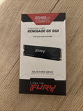 ✔️ Kingston FURY Renegade G5 PCIe 5.0 NVMe M.2 2280 SSD 2T-SFYR2S/2T0