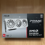 ✔️ ASUS Prime Radeon RX 9070 XT White OC Edition 16GB GDDR6 Gaming Grafikkarte (AMD Radeon RX9070XT RDNA 4, 2,5-Slot, PCIe 5.0,1x HDMI 2.1b, 3X DisplayPort 2.1a, Weiß, PRIME-RX9070XT-O16G-WHITE)