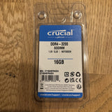 ✔️ Crucial RAM CT16G4SFRA32A 16GB DDR4 3200MHz CL22 (2933MHz oder 2666MHz) Laptop Arbeitsspeicher