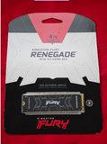 ✔️ Kingston FURY Renegade PCIe 4.0 NVMe M.2 SSD Für Gamer, Enthusiasten und Hochleistungsnutzer, Festkörper-Laufwerk - SFYRD/4000G