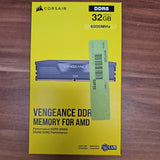 ✔️ CORSAIR Vengeance DDR5 RAM 32GB (2x16GB) 6000MHz CL30-36-36-76 1.40V AMD Expo Intel XMP 3.0 Desktop-Arbeitsspeicher – Grau (CMK32GX5M2B6000Z30)