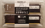 ✔️ Kingston FURY Beast Schwarz DDR5 128GB (4x32GB) 5200MT/s CL40 DIMM Desktop Gaming Speicher Kit mit 4 Intel XMP - KF552C40BBK4-128