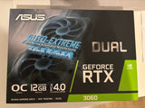 ✔️ ASUS GeForce Dual RTX 3060 12GB V2 OC Edition Gaming Grafikkarte (GDDR6 Speicher, PCIe 4.0, 1x HDMI 2.1, 3x DisplayPort 1.4a, DUAL-RTX3060-O12G-V2)
