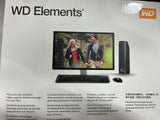 ✔️ WD Elements Desktop-Speicher 24 TB (Desktop-Speicher USB 3.0-kompatibel, Zusatzspeicher für Fotos, Musik, Videos und alle anderen Dateien, stoßfest) Schwarz
