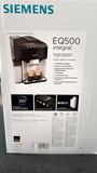 ✔️ Siemens Kaffeevollautomat EQ500 integral, farbiges TFT-Display, 9 Kaffee- und Milchgetränke, Doppeltassenfunktion, einfache Reinigung, entnehmbare Brüheinheit, Silber schwarz, TQ513D01
