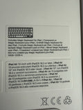 ✔️ Apple Magic Keyboard Case für das 13" iPad Air (M3) , besonders angenehmes Tippen, integriertes Trackpad, Deutsch – Weiß