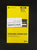 ✔️ CORSAIR VENGEANCE SODIMM DDR5 RAM 32GB (1x32GB) 4800MHz CL40-40-40-77 1.10V Intel XMP 3.0 Laptop-Speicher – Schwarz (CMSX32GX5M1A4800C40)