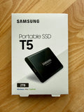 ✔️ Samsung MU-PA2T0B/EU Portable SSD T5 2 TB USB 3.1 Externe SSD Schwarz NEU&OVP / Differenzbesteuert nach §25a