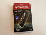 ✔️ Transcend MTE250H 4TB NVMe PCIe Gen4 x4 SSD, Read/Write up to 7,500/6,700 mb/s Design for PS5 with DRAM Cache TS4TMTE250H