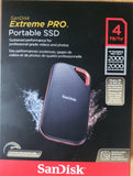 19 % MwSt. SanDisk Extreme PRO Portable SSD externe SSD 4 TB NEU&OVP