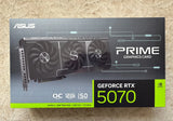 ✔️ ASUS Prime GeForce RTX 5070 12GB GDDR7 OC Edition Gaming Grafikkarte (NVIDIA Blackwell Architektur und DLSS 4, 2,5-Slot Design, SSF, PCIe 5.0, 3X DisplayPort 2.1b, 1x HDMI 2.1b)