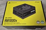 ✔️ CORSAIR RM1000x Vollständig modulares, geräuscharmes ATX-Netzteil – ATX 3.1-kompatibel – PCIe 5.1-Unterstützung – Cybenetics Gold-Effizienz – Native 12V-2x6-Anschluss – Schwarz