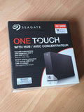 ✔️ Seagate One Touch HUB 12TB Externe Festplatte, 2-Fach USB Hub, 3.5 Zoll, USB 3.0, PC, Notebook & Mac, inkl. Data Rescue Service (STLC12000402)