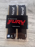✔️ Kingston FURY Beast Schwarz DDR5 128GB (4x32GB) 5600MT/s CL40 DIMM Desktop Gaming Speicher Kit mit 4 Intel XMP - KF556C40BBK4-128