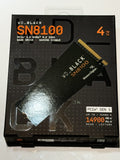 ✔️ WD_Black SN8100 4 TB PCIe 5.0x4 NVMe M.2 SSD, Lesegeschwindigkeiten von bis zu 14.900 MB/s, Schreibgeschwindigkeiten von bis zu 14.000 MB/s, TLC 3D CBA NAND