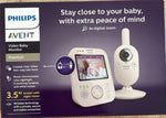 Philips AVENT SCD891/26 Philips Babyphone mit Kamera Premium 3.5" Display, x4 Zoom, Nachtsicht, Schlafliedern und Thermometer (SCD891/26)